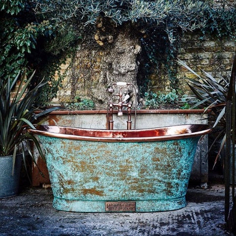 Brass and copper baths by Catchpole & Rye