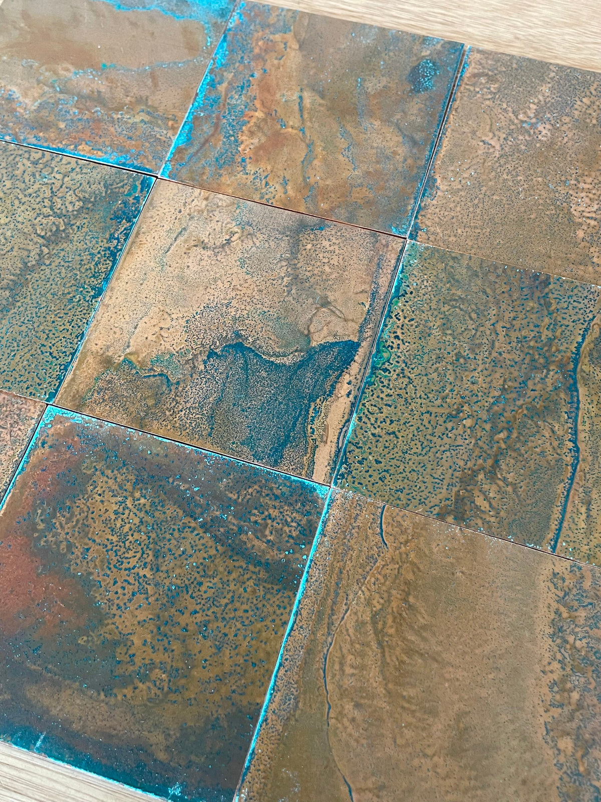 Amazon Verdigris Copper patinated finish by Metal Clad