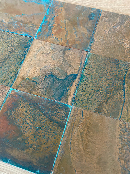 Amazon Verdigris Copper patinated finish by Metal Clad