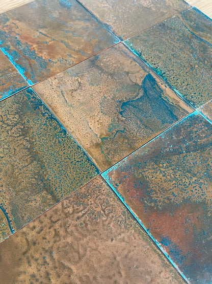 Amazon Verdigris Copper patinated copper by Metal Clad