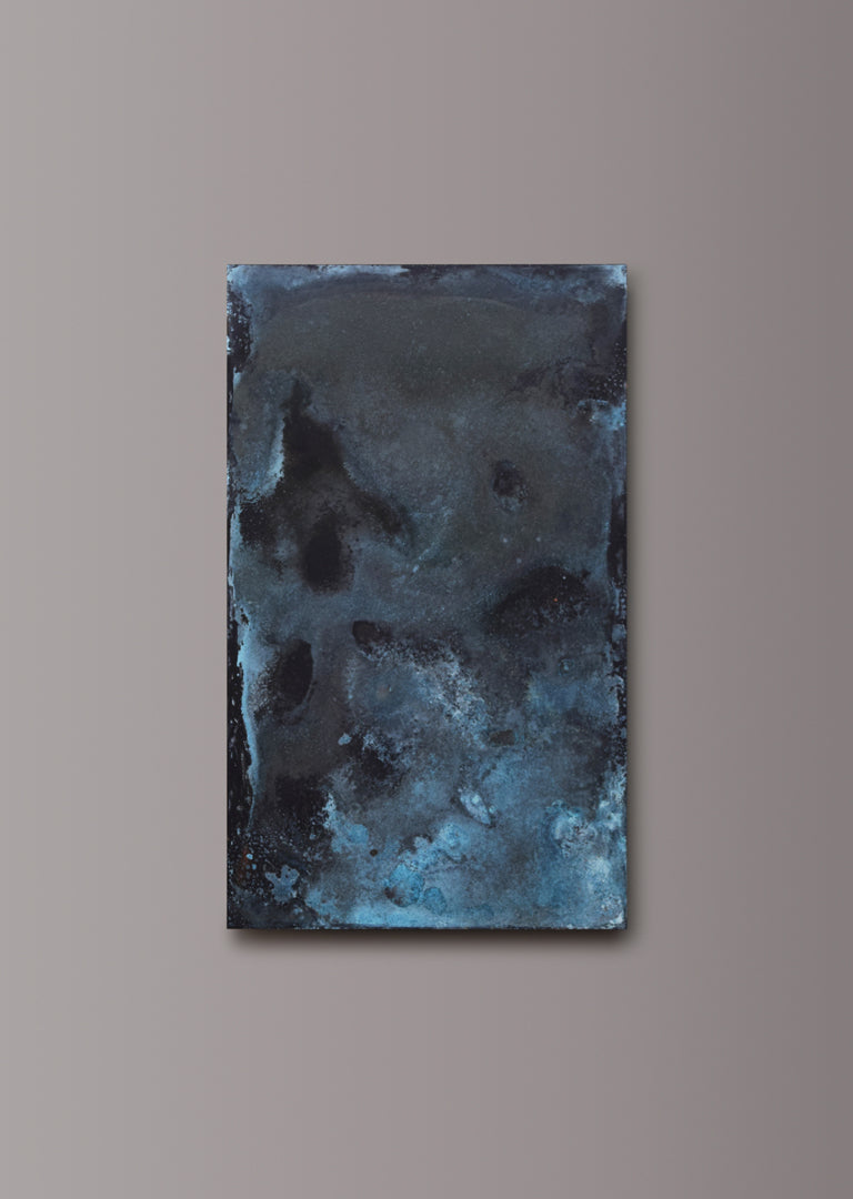 Blue Veil Brass patinated finish by Metal Clad