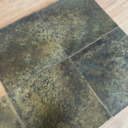 Fossil Antiqued Brass patinated brass by Metal Clad