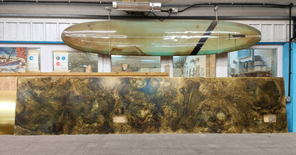 Fossil Antiqued Brass patinated finish by Metal Clad