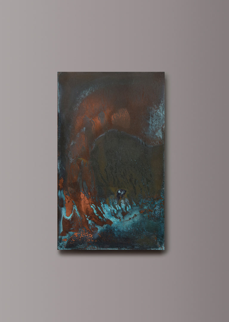 Heavy Verdigris Copper patinated finish by Metal Clad