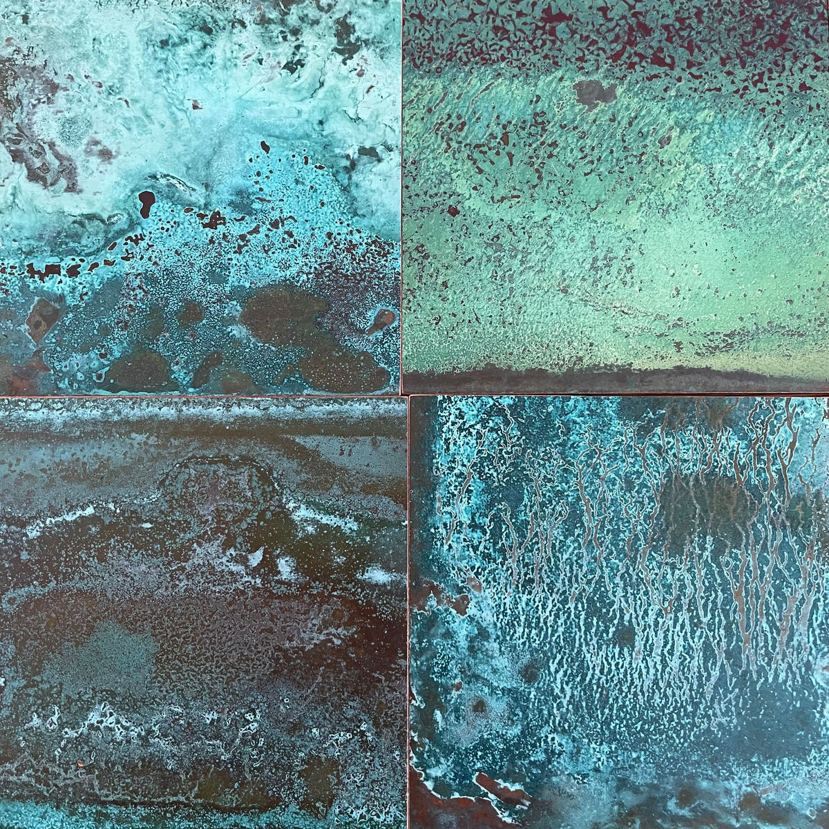 Heavy Verdigris Copper patinated copper by Metal Clad