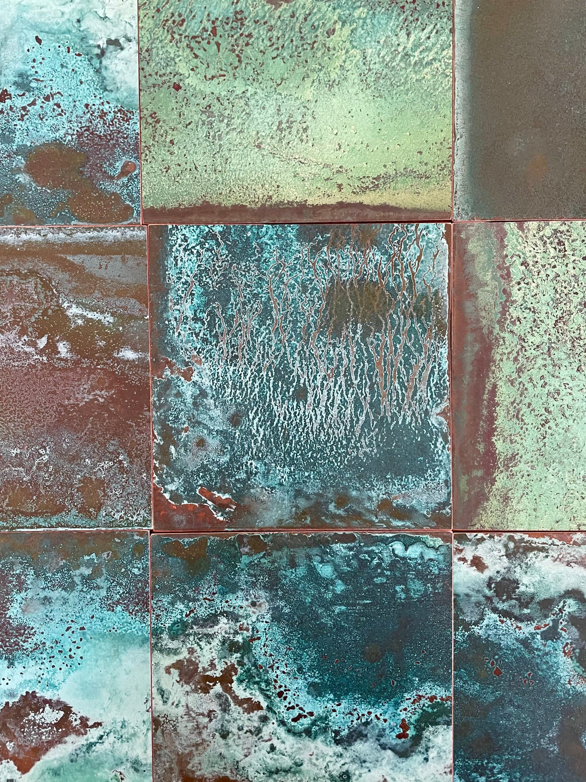 Heavy Verdigris Copper patinated copper by Metal Clad