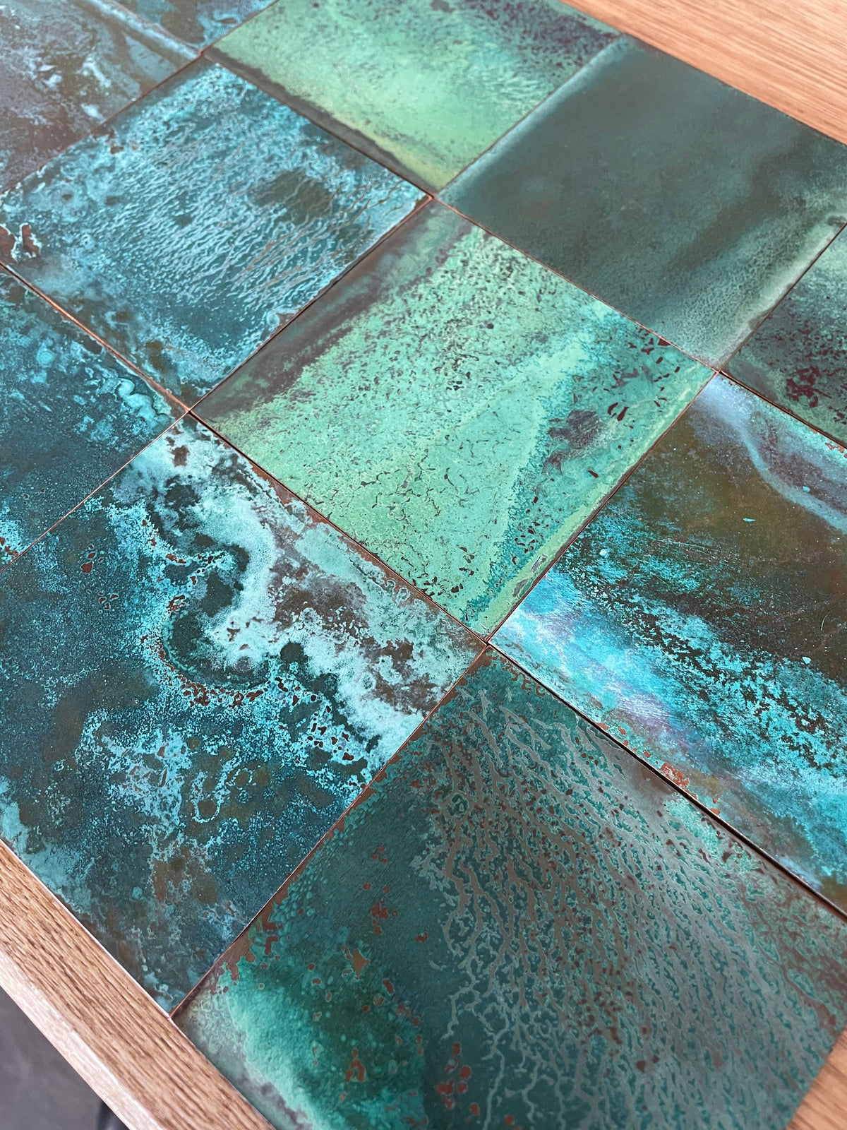 Heavy Verdigris Copper patinated copper by Metal Clad