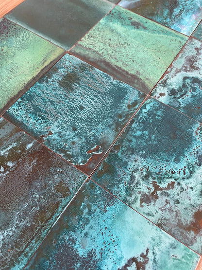 Heavy Verdigris Copper patinated copper by Metal Clad