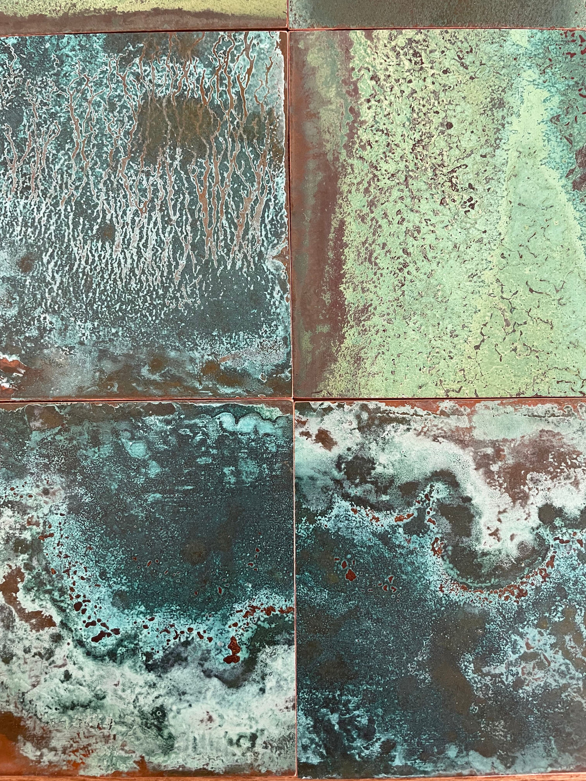 Heavy Verdigris Copper patinated copper by Metal Clad