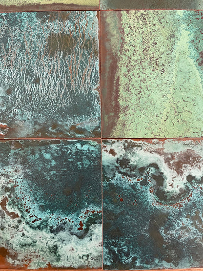 Heavy Verdigris Copper patinated copper by Metal Clad