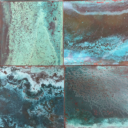 Heavy Verdigris Copper patinated copper by Metal Clad