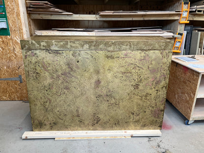 Rose Marbled Antiqued Brass patinated brass by Metal Clad