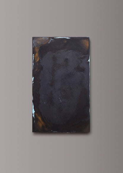 Inky Brass with Blue Bloom patinated finish by Metal Clad