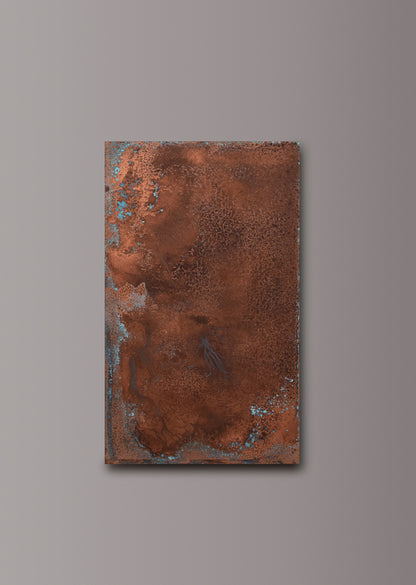 Light Verdigris Copper patinated finish by Metal Clad