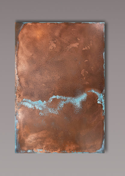 Light Verdigris Copper patinated finish by Metal Clad