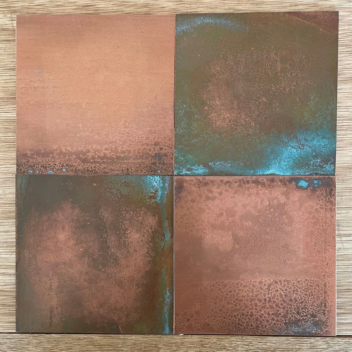 Light Verdigris Copper patinated copper by Metal Clad