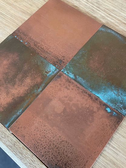Light Verdigris Copper patinated copper by Metal Clad