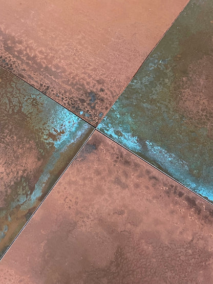 Light Verdigris Copper patinated copper by Metal Clad