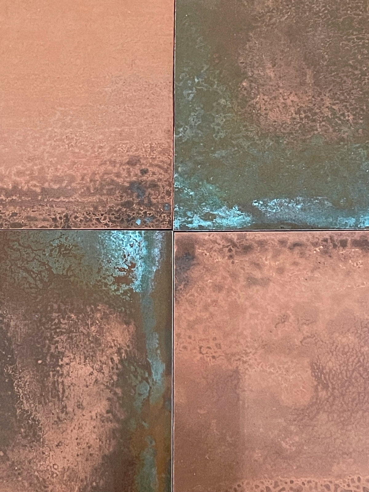 Light Verdigris Copper patinated copper by Metal Clad