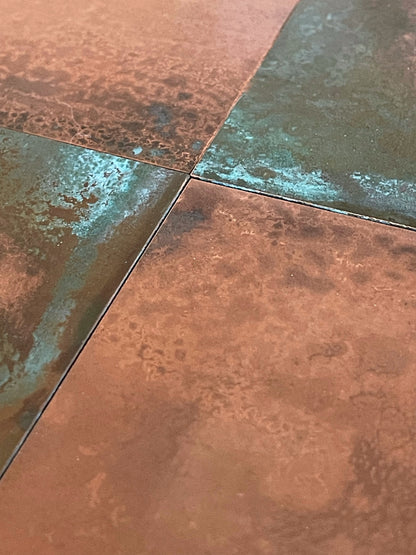 Light Verdigris Copper patinated copper by Metal Clad