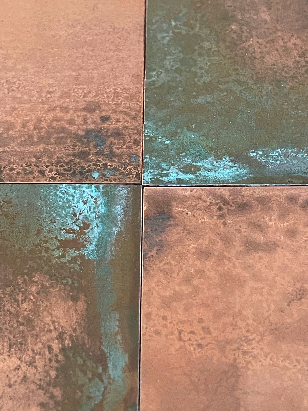 Light Verdigris Copper patinated copper by Metal Clad