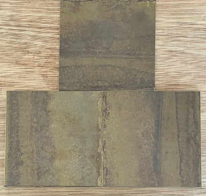Marbled Edge Antiqued Brass patinated brass by Metal Clad