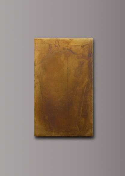 Marbled Edge Antiqued Brass patinated finish by Metal Clad