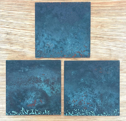 Moss Antiqued Copper patinated finish by Metal Clad