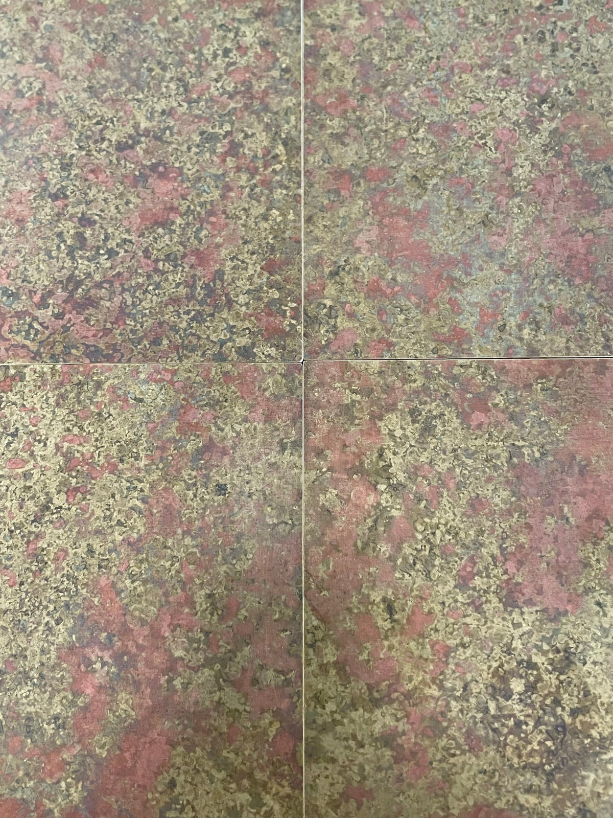 Rose Marbled Antiqued Brass patinated brass by Metal Clad