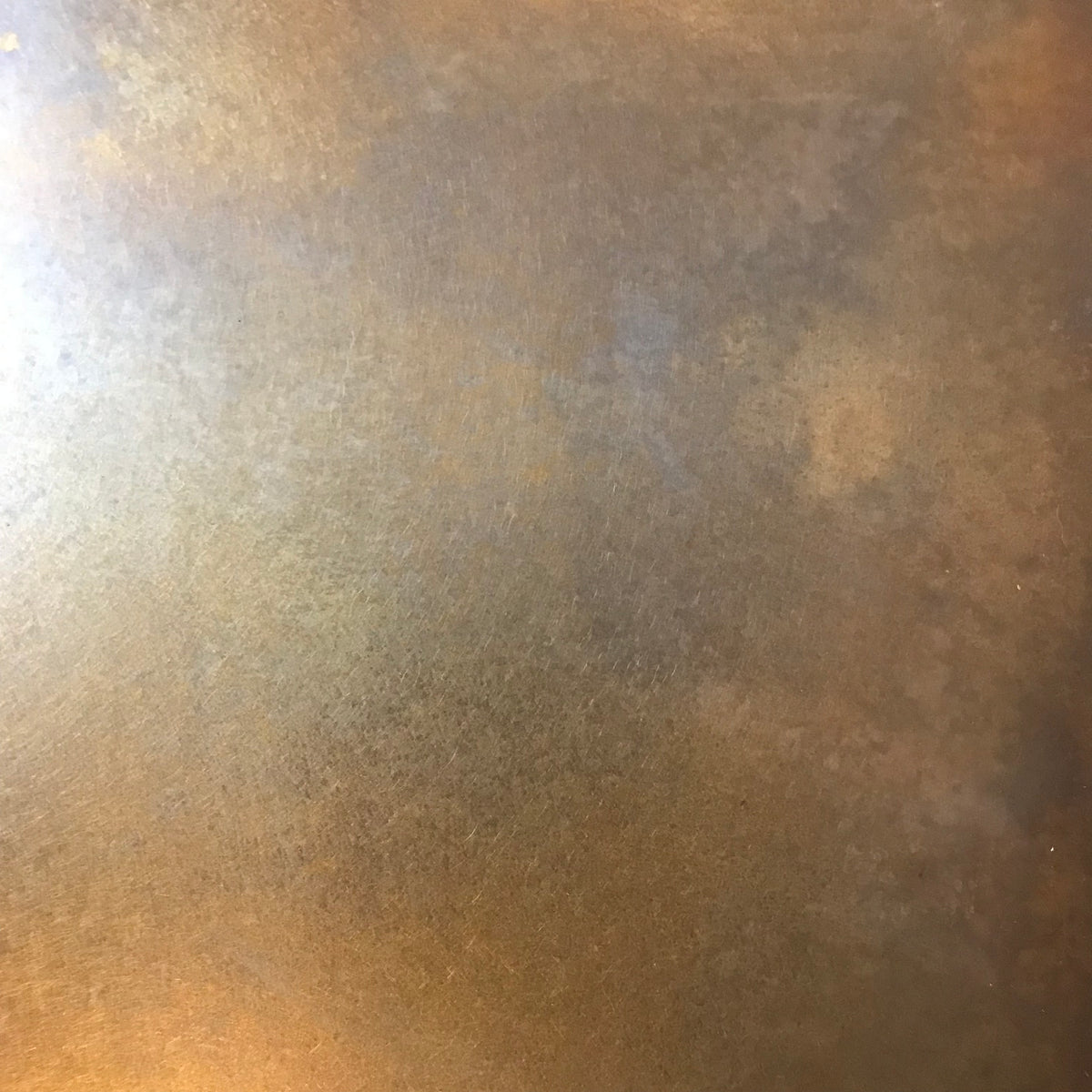 Cloudy Antiqued Brass – hand-patinated brass panel by Metal Clad