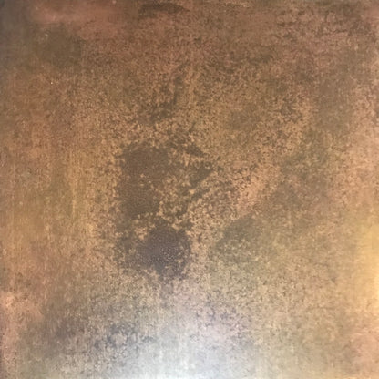 Dark Mottled Copper patinated finish by Metal Clad