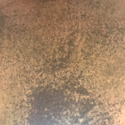 Dark Mottled Copper patinated brass by Metal Clad