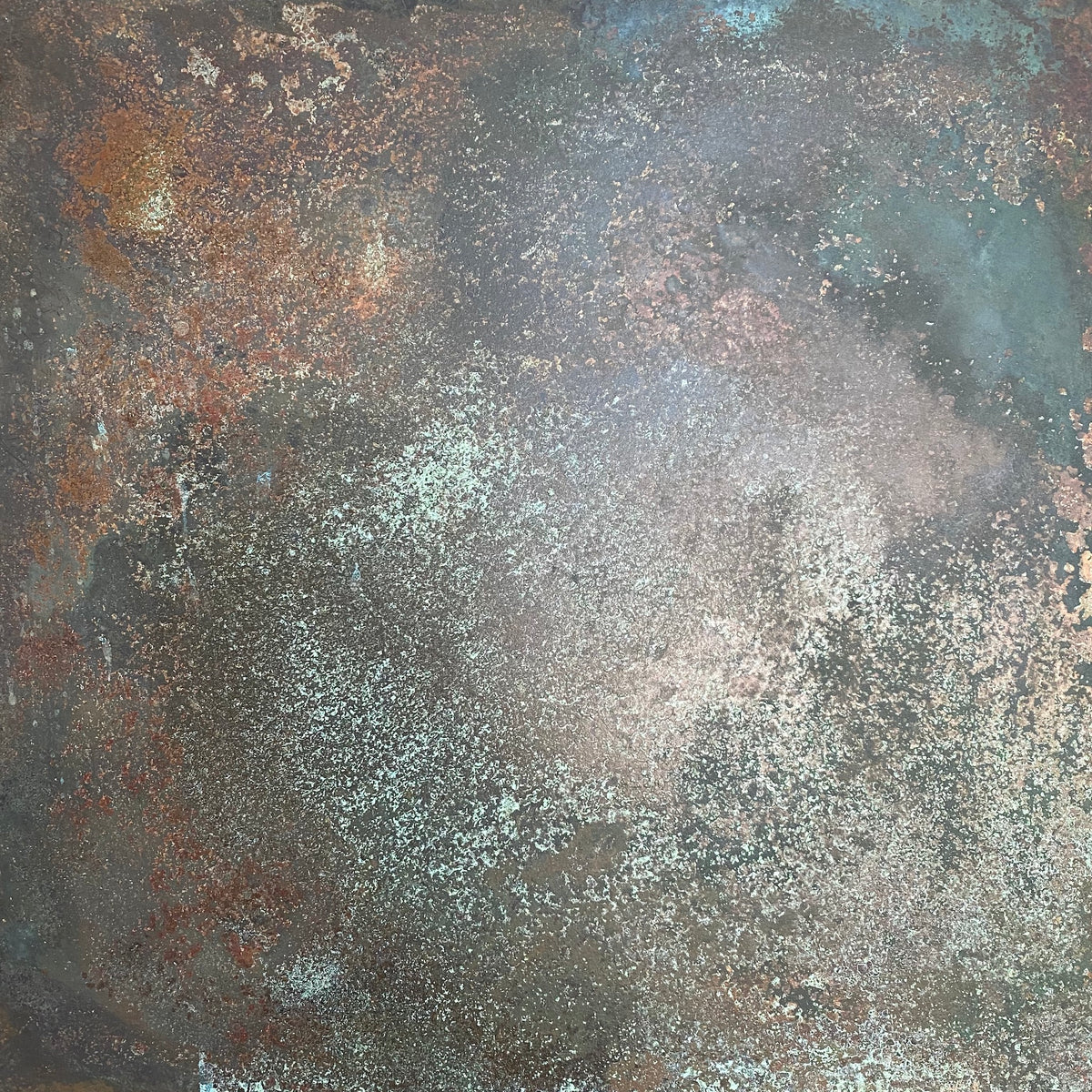 Moss Antiqued Copper – hand-patinated copper panel by Metal Clad